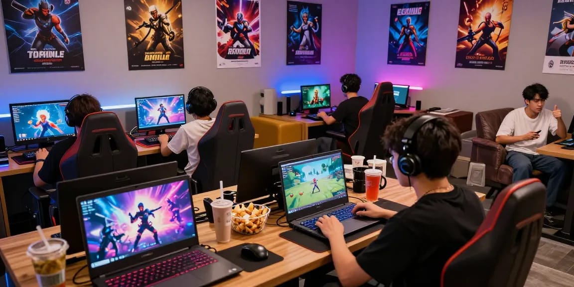 Engaged players exploring free porn games in a vibrant 3D gaming world.