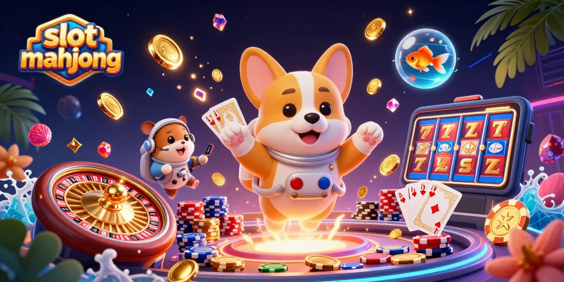 Experience thrilling slot mahjong action with colorful characters and dynamic casino elements.
