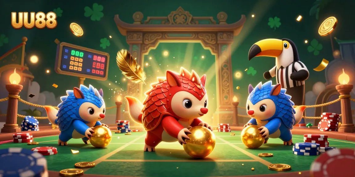 Engage with the UU88 pangolin showdown, capturing the excitement of competitive gambling.