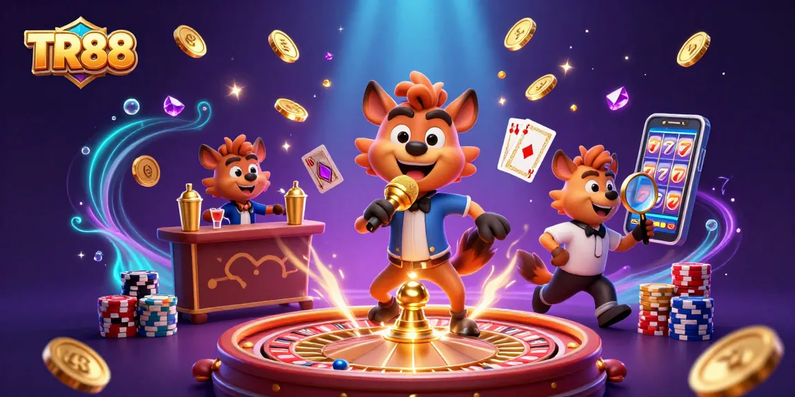 Experience thrilling gaming at TR88 with lively hyenas running a casino club and a stand-up comedy show.