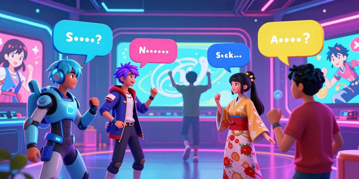 Engaging scene featuring animated characters in free ai ecchi chat discussions, showcasing vibrant dialogue and playful interactions.